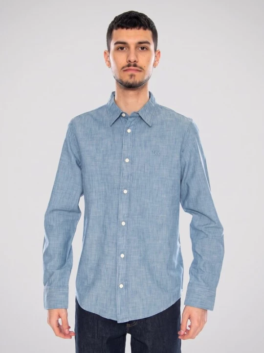 Foto van product Lee Overhemd 'Shirt Light Chambray Blue' blauw