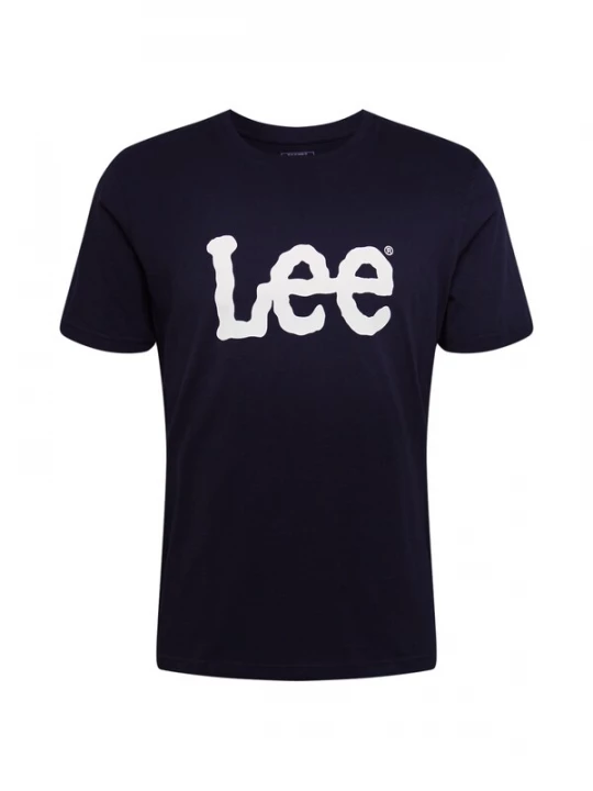 Foto van product Lee Shirt 'WOBBLY LOGO TEE' zwart / wit
