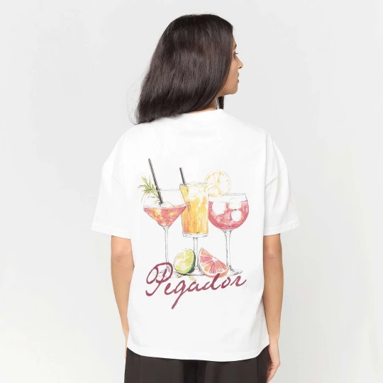 Foto van product Lefkara Heavy Oversized Tee Pegador wit