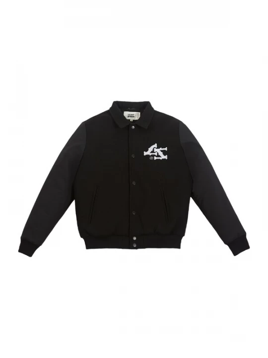 Foto van product Legacy Studios Tussenjas 'Varsity' zwart / wit
