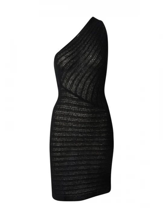 Foto van product LeGer by Lena Gercke Gebreide jurk 'Janina' zwart