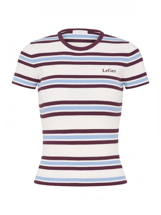 Foto van product LeGer by Lena Gercke Shirt 'Danielle' lichtblauw / cyclaam / wit
