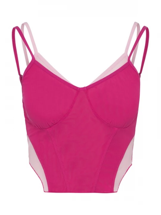 Foto van product LeGer by Lena Gercke Top 'Cara' fuchsia / wit