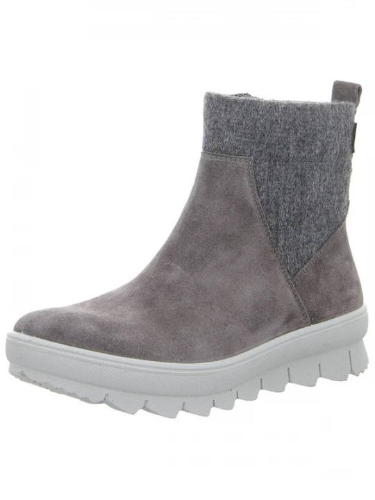 Foto van product Legero Enkellaarsjes 'Damen Stiefelette Leder und Textil in grau' grijs