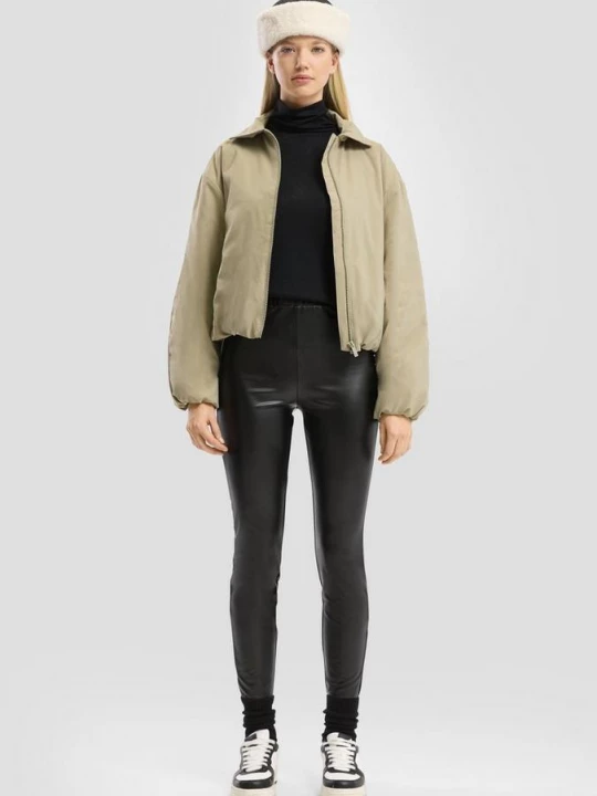Foto van product Legging in lederlook QS zwart