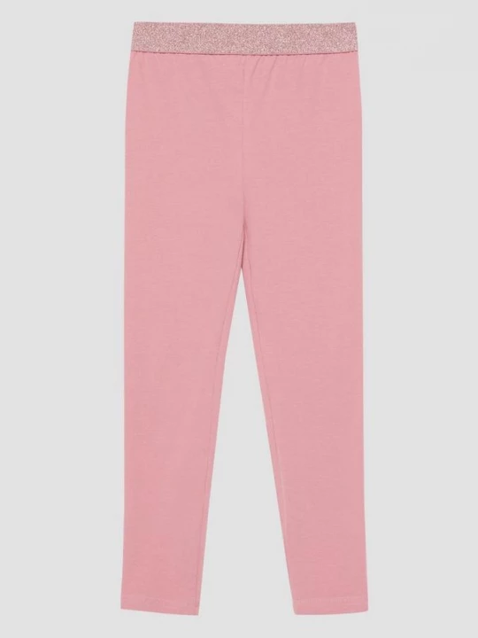 Foto van product Legging met glitter tailleband s.Oliver roze