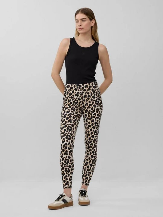 Foto van product Legging met leopatroon s.Oliver crème