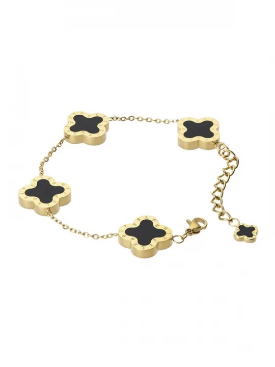 Foto van product Lenoites Armband goud / zwart