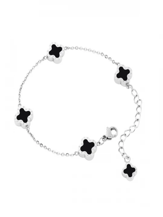 Foto van product Lenoites Armband zwart / zilver