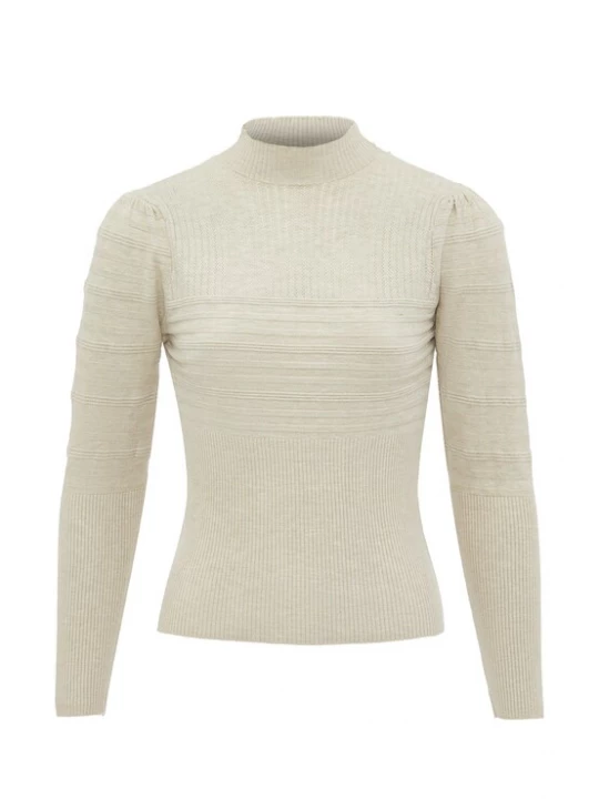 Foto van product leo selection Trui beige gemêleerd