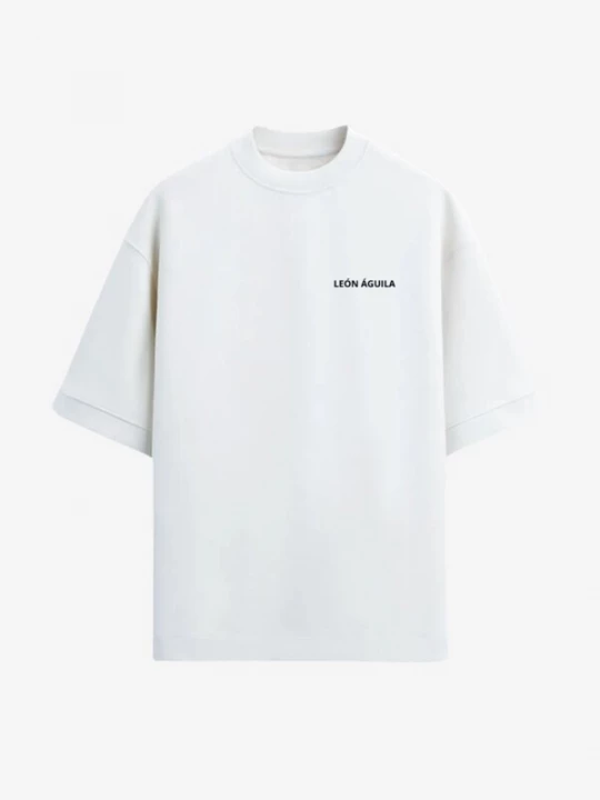 Foto van product leon aguila Shirt 'Essential' offwhite