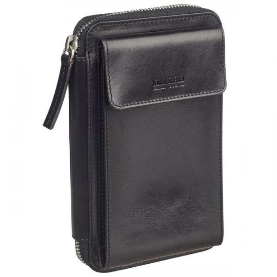 Foto van product LEONHARD HEYDEN Smartphonehoesje 'Cambridge' zwart