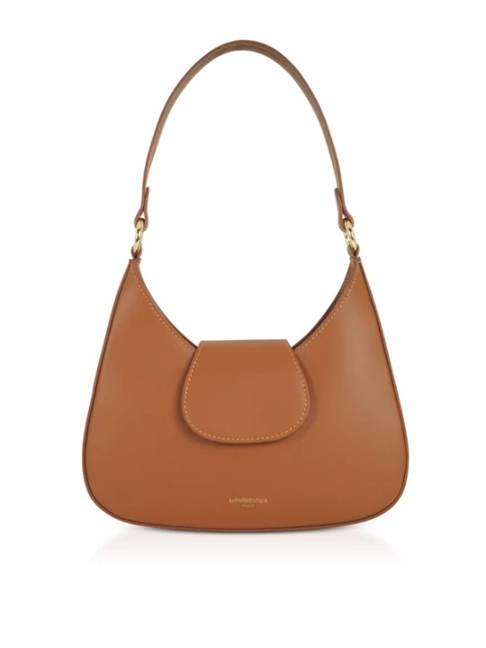 Foto van product LeParmentier Schoudertas 'Obolo' cognac