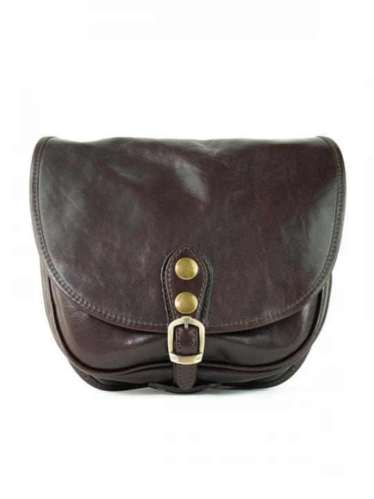 Foto van product lePelou Handtas 'LEANDRA' donkerbruin