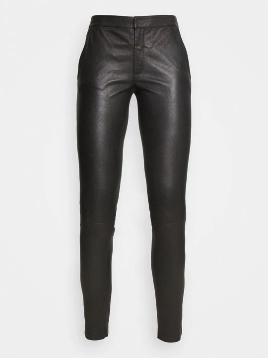 Foto van product Leren broek 2nd Day zwart