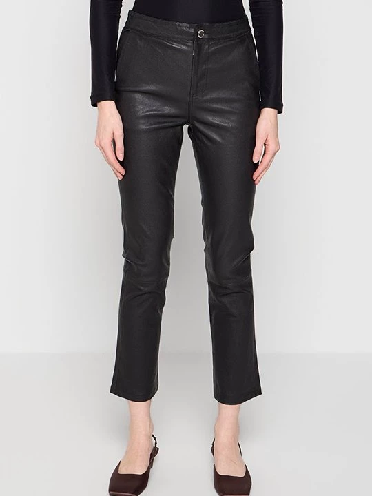 Foto van product Leren broek 2nd Day zwart