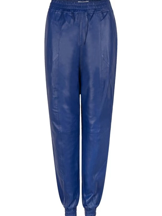 Foto van product Leren broek DANTE6 blauw
