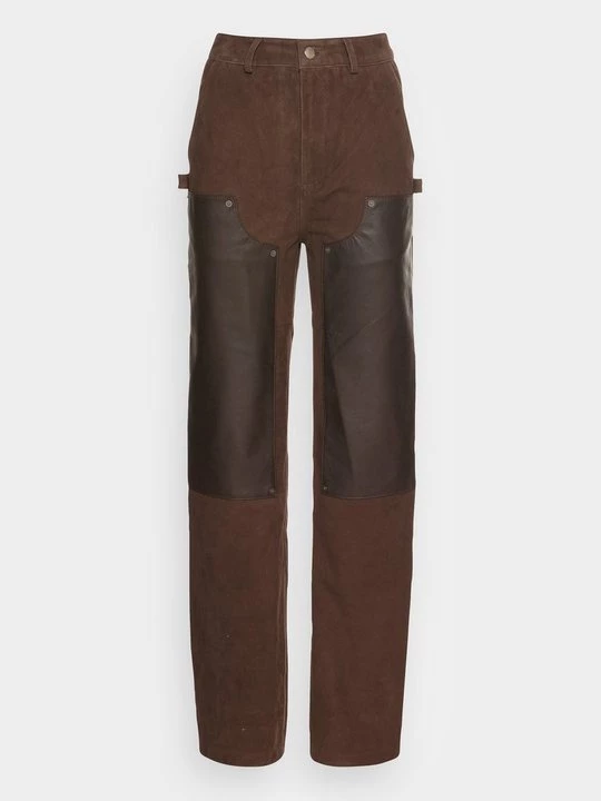 Foto van product Leren broek Deadwood bruin