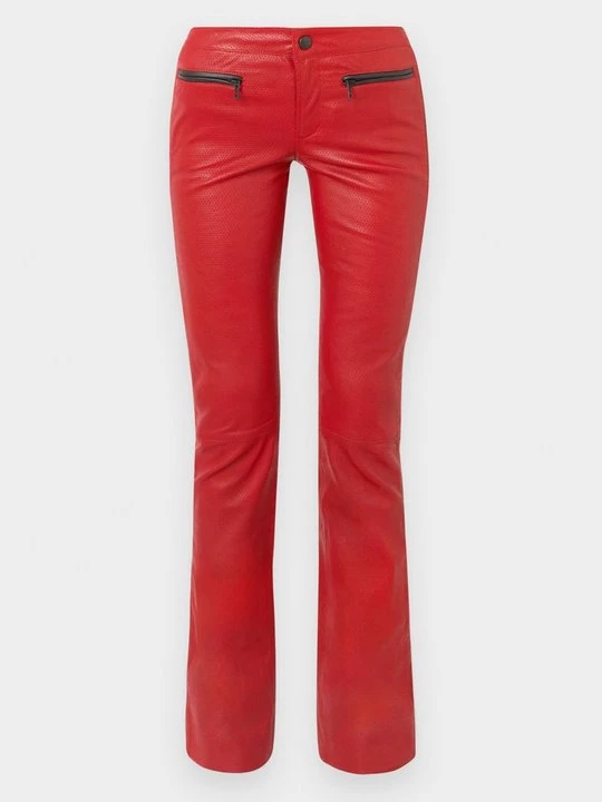 Foto van product Leren broek Diesel rood