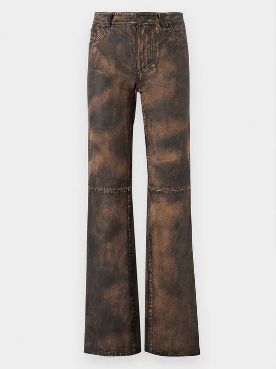 Foto van product Leren broek Diesel zwart