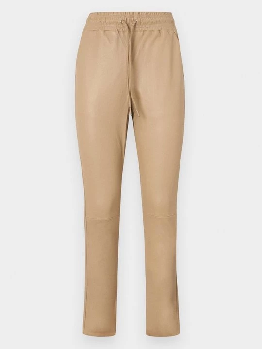 Foto van product Leren broek Goosecraft beżowy