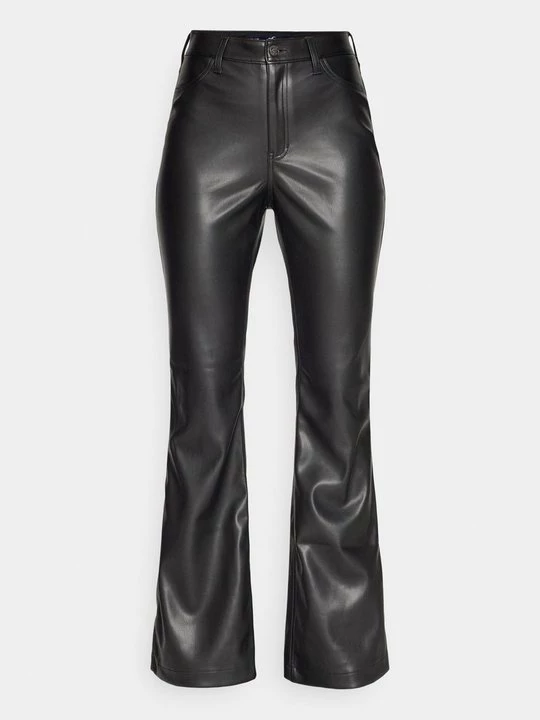 Foto van product Leren broek Hollister Co. zwart