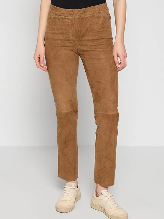 Foto van product Leren broek Oakwood bruin