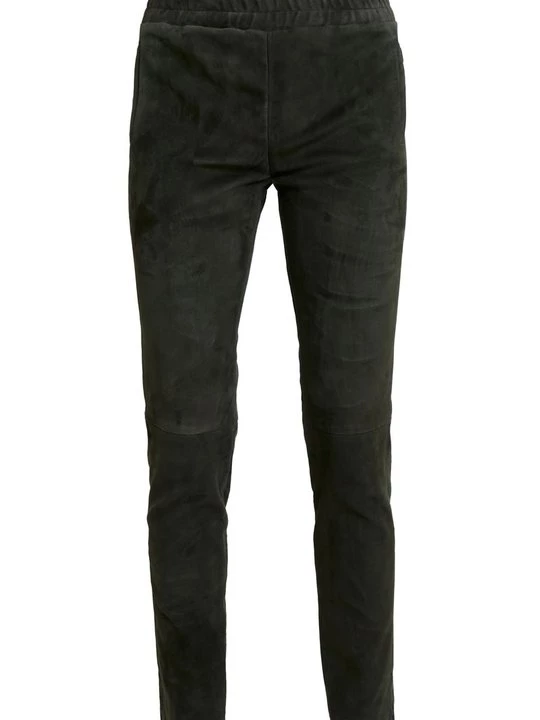 Foto van product Leren broek Oakwood kaki