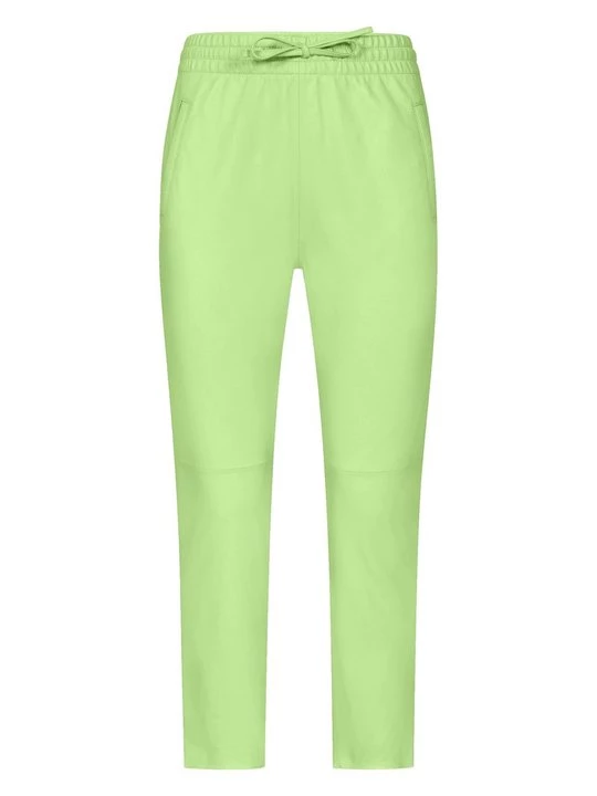 Foto van product Leren broek Oakwood wintergroen