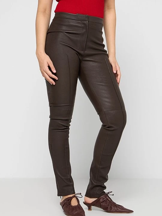 Foto van product Leren broek Pinko bruin