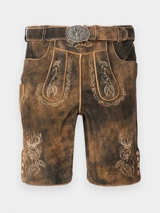Foto van product Leren broek Stockerpoint bruin