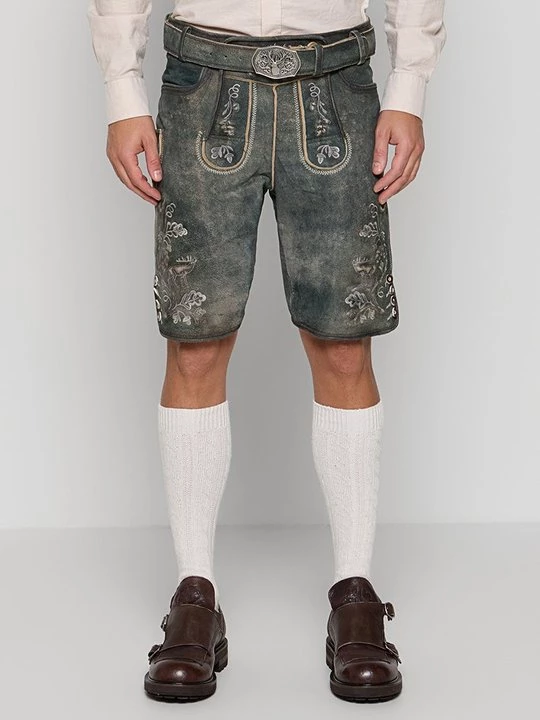 Foto van product Leren broek Stockerpoint grijs