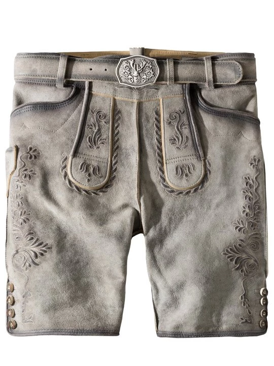 Foto van product Leren broek Stockerpoint grijs