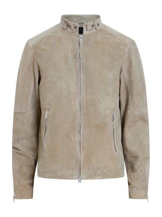 Foto van product Leren jas AllSaints beżowy