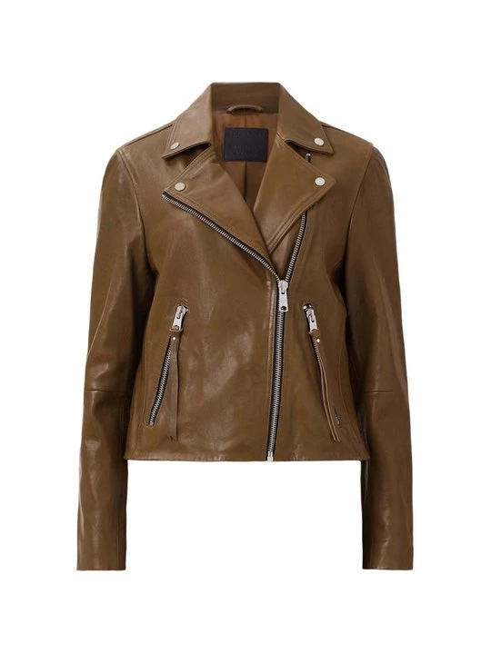 Foto van product Leren jas AllSaints bruin