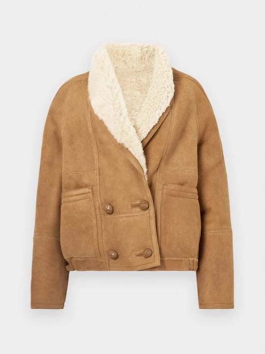 Foto van product Leren jas AllSaints camel