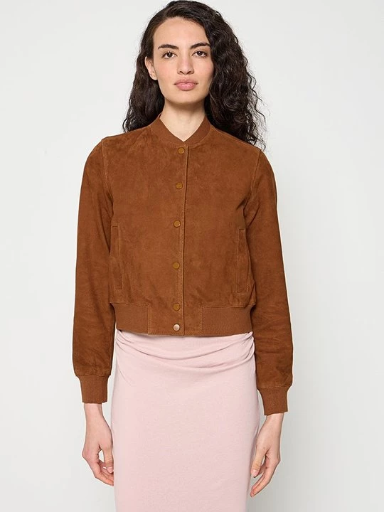 Foto van product Leren jas AllSaints cognac