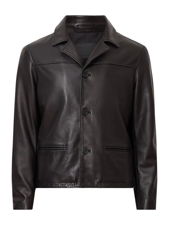 Foto van product Leren jas AllSaints zwart