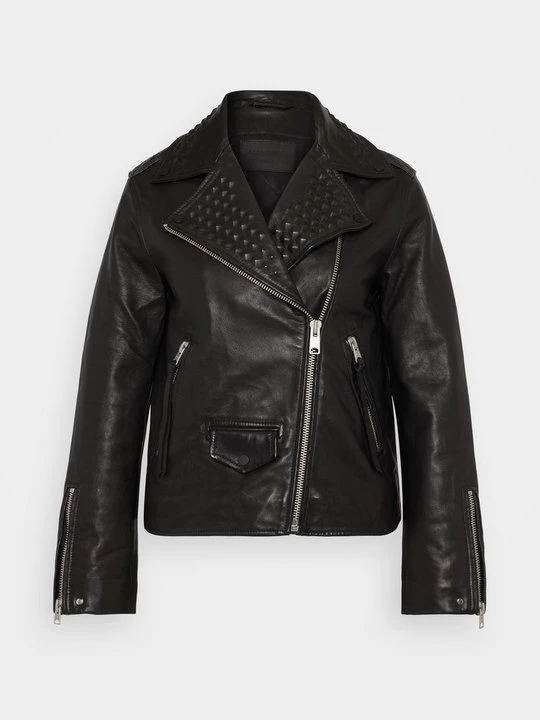 Foto van product Leren jas AllSaints zwart