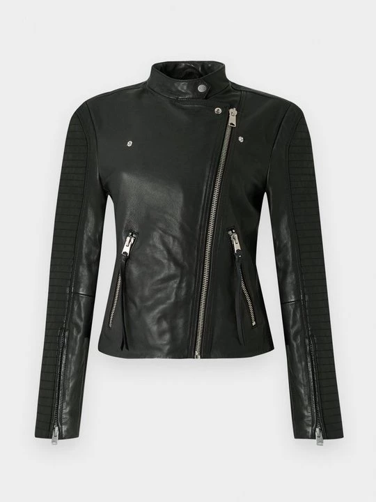 Foto van product Leren jas AllSaints zwart