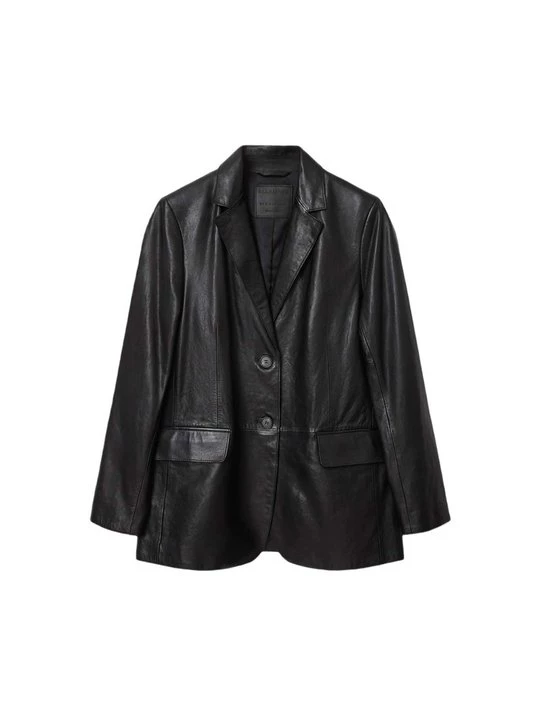 Foto van product Leren jas AllSaints zwart