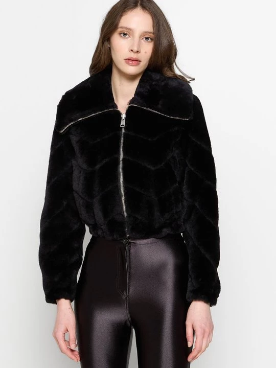 Foto van product Leren jas AllSaints zwart