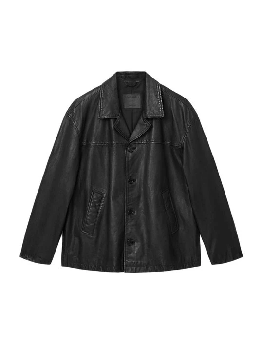 Foto van product Leren jas AllSaints zwart