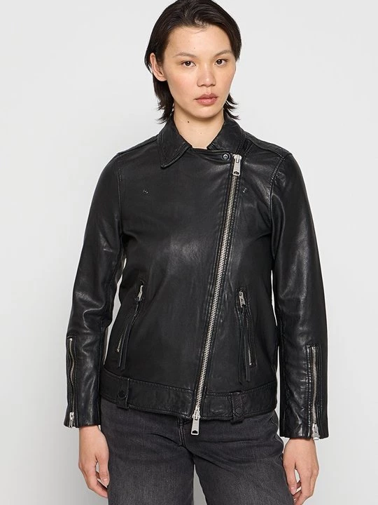 Foto van product Leren jas AllSaints zwart