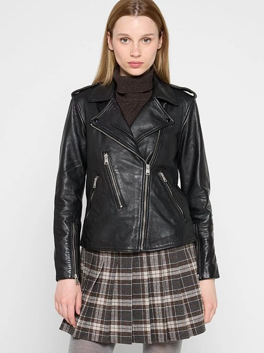 Foto van product Leren jas AllSaints zwart