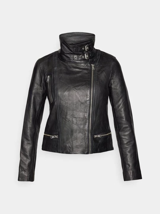 Foto van product Leren jas AllSaints zwart