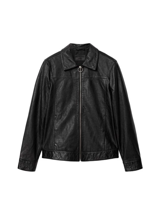 Foto van product Leren jas AllSaints zwart