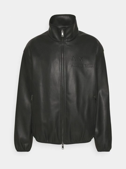 Foto van product Leren jas Armani Exchange zwart