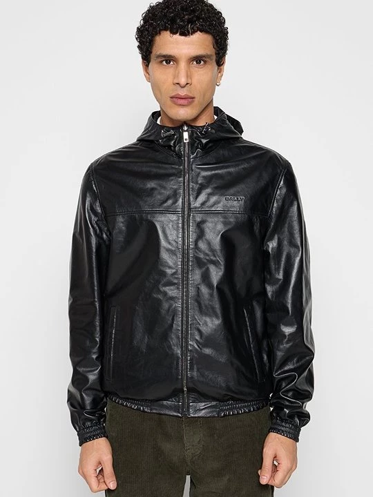Foto van product Leren jas Bally zwart