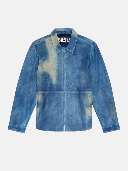 Foto van product Leren jas Diesel blauw